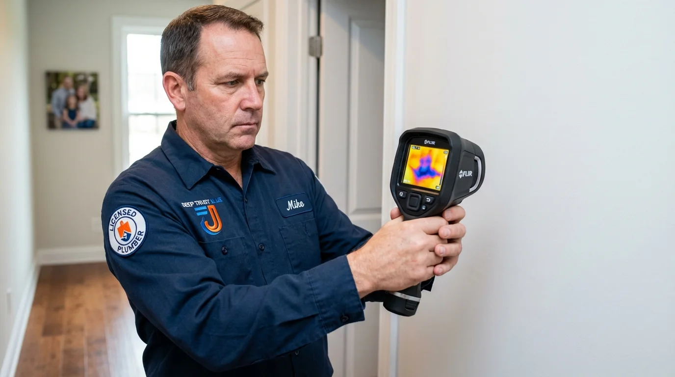 Thermal imaging leak detection by Johns Plumbing LLC in Loudon